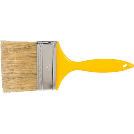 Pferd 4" Wall Natural bristles Bristle, Paint Brush, Plastic Handle 89721